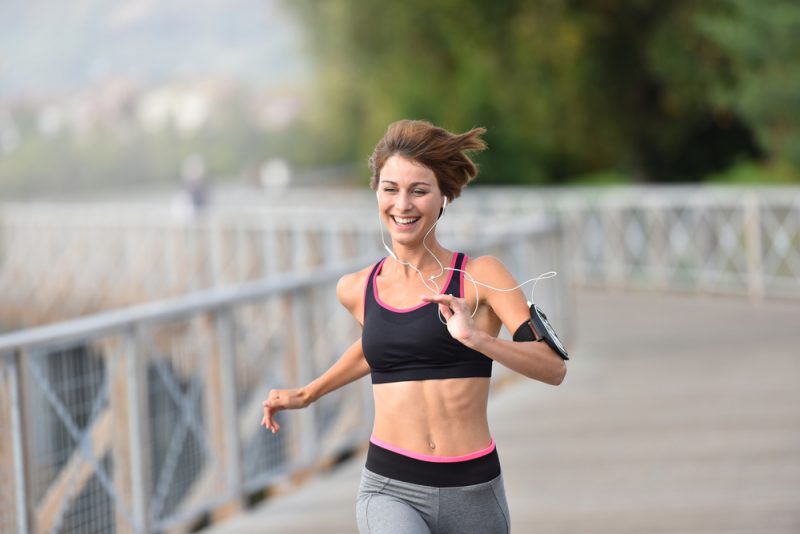 girl running