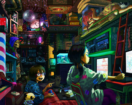 hostel room