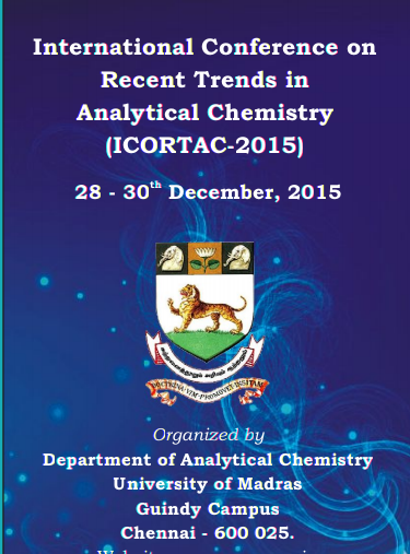 International Conference On Recent Trends In Analytical Chemistry 2015