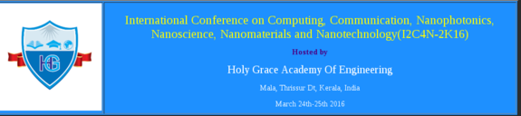  International Conference On Computing, Communication, Nanophotonics, Nanoscience