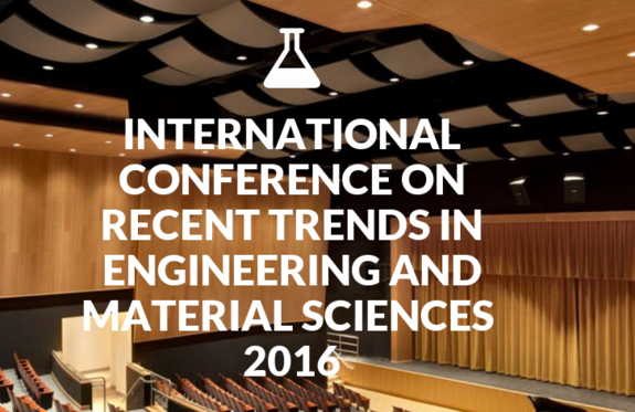 International Conference On Recent Trends In Engineering And Material Sciences 2016